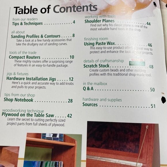 Woodsmith Woodworking Magazine u Vol 194 Issue 33 Apr Mar 2011 Tips Technique - Picture 5 of 9